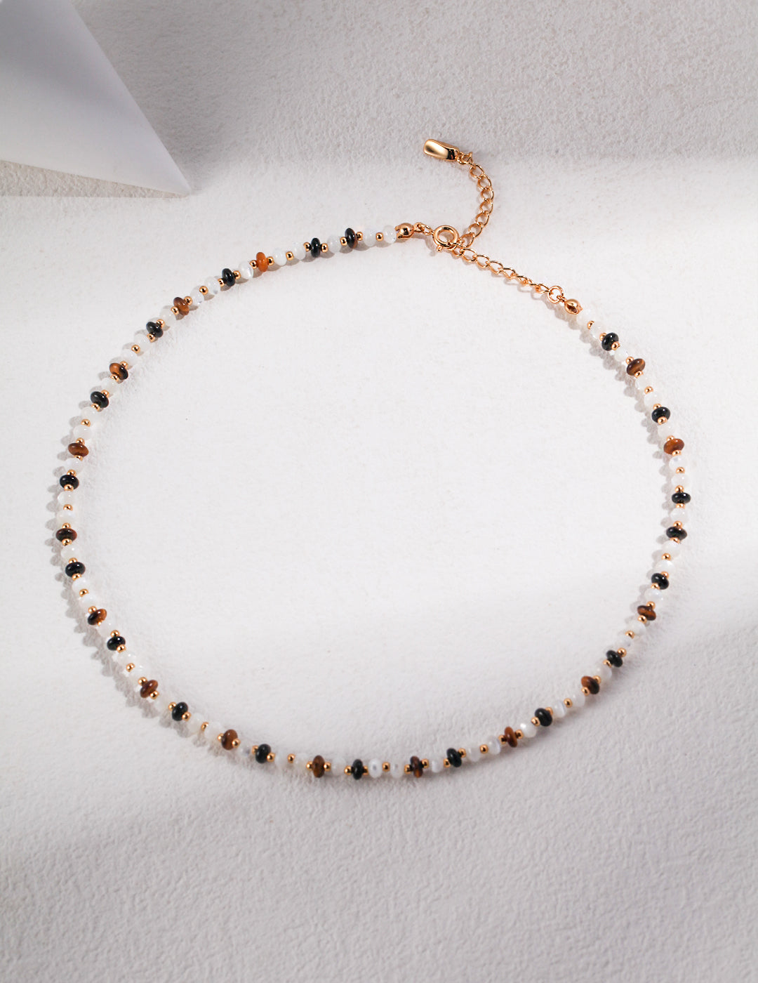 Tiger's Eye Stone Beaded Necklace