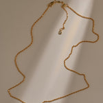 Twist Glow Gold Chain Necklace gembea jewelry