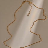 Twist Glow Gold Chain Necklace gembea jewelry