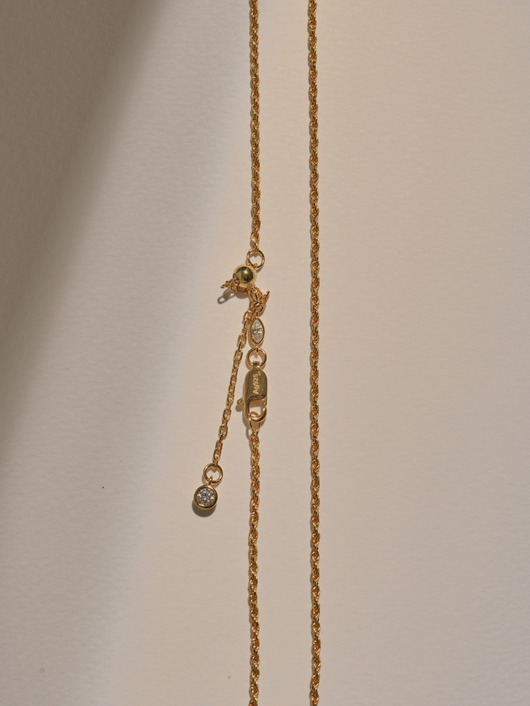 Twist Glow Gold Chain Necklace gembea jewelry