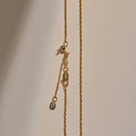 Twist Glow Gold Chain Necklace gembea jewelry