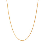 Twist Glow Gold Chain Necklace gembea jewelry