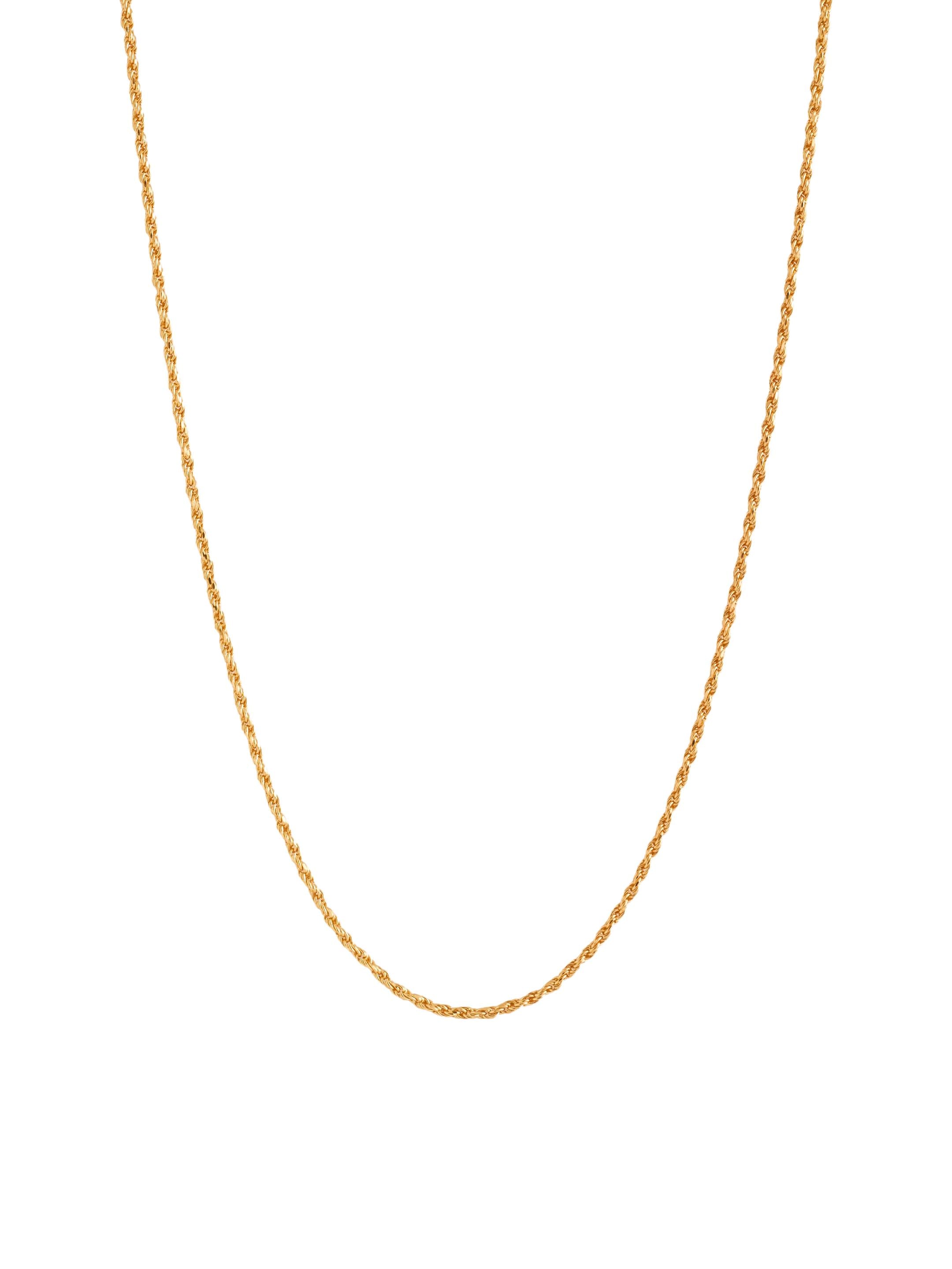 Twist Glow Gold Chain Necklace gembea jewelry