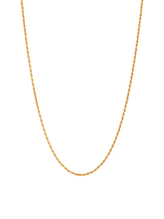 Twist Glow Gold Chain Necklace gembea jewelry
