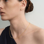 Twist Glow Gold Chain Necklace gembea jewelry
