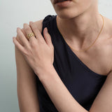 Twist Glow Gold Chain Necklace gembea jewelry