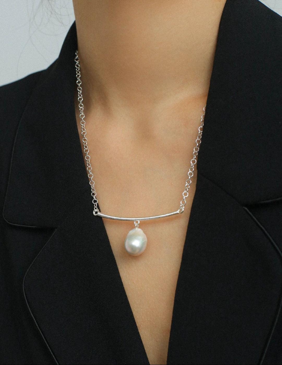 Unique Design Baroque Pendant Necklace - Gembea Jewelry