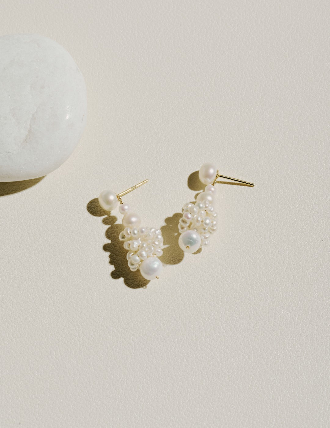 Venice Freshwater Pearl Drop Earrings-gembea jewelry