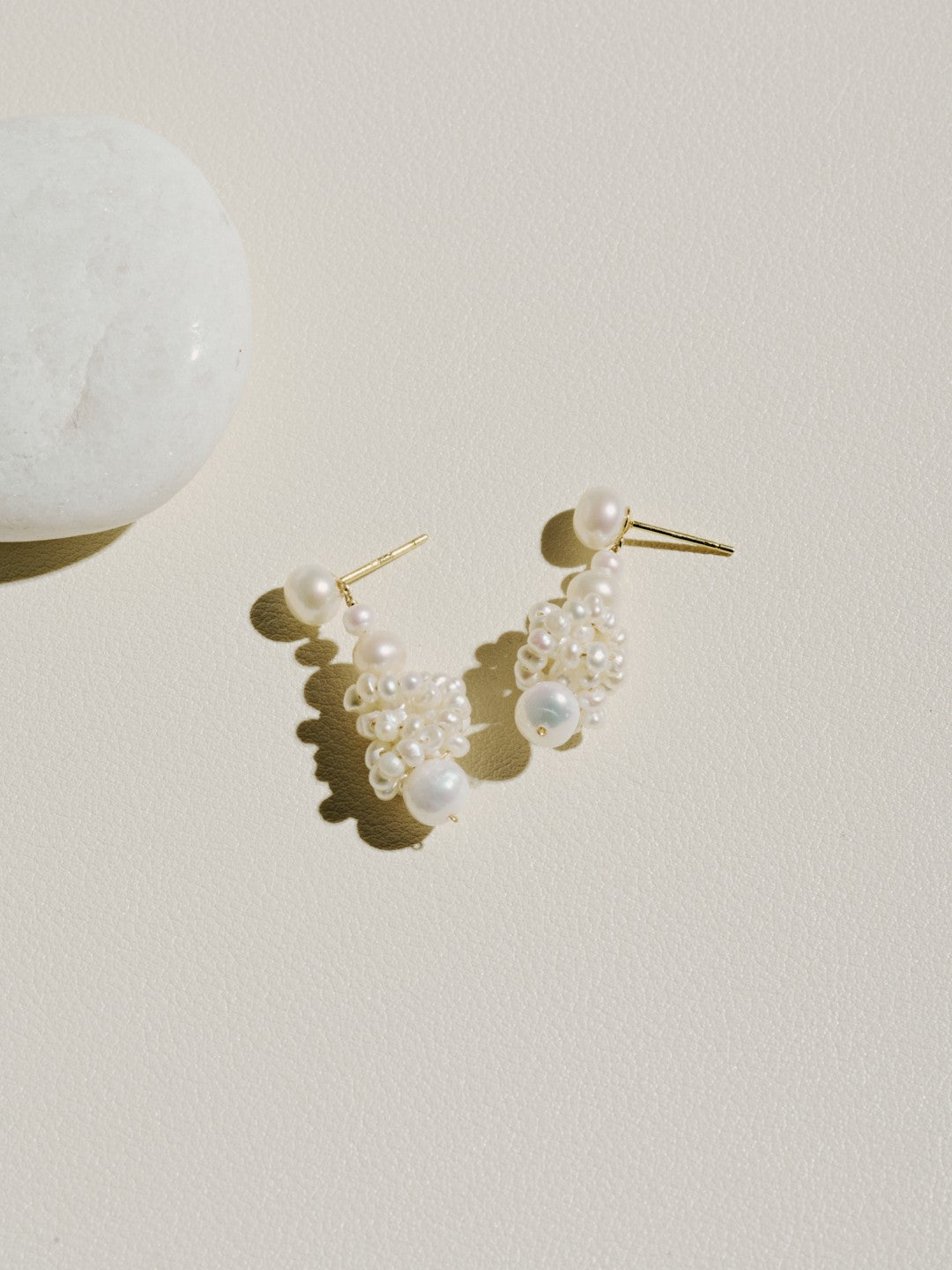 Venice Freshwater Pearl Drop Earrings-gembea jewelry