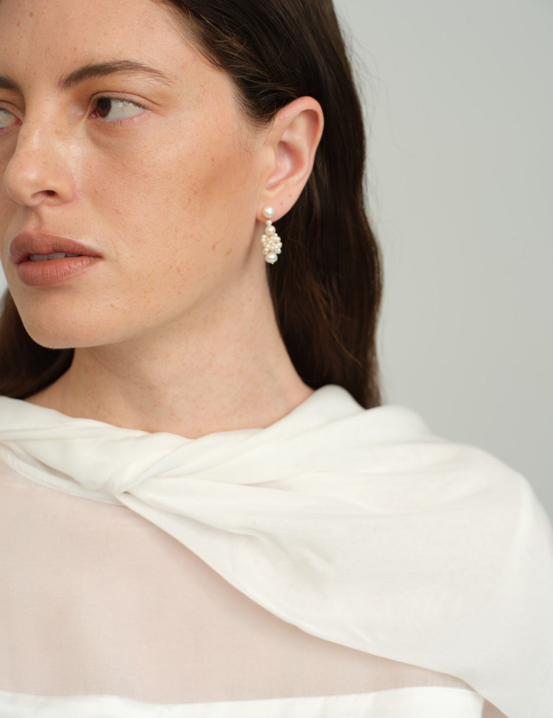 Venice Freshwater Pearl Drop Earrings-gembea jewelry