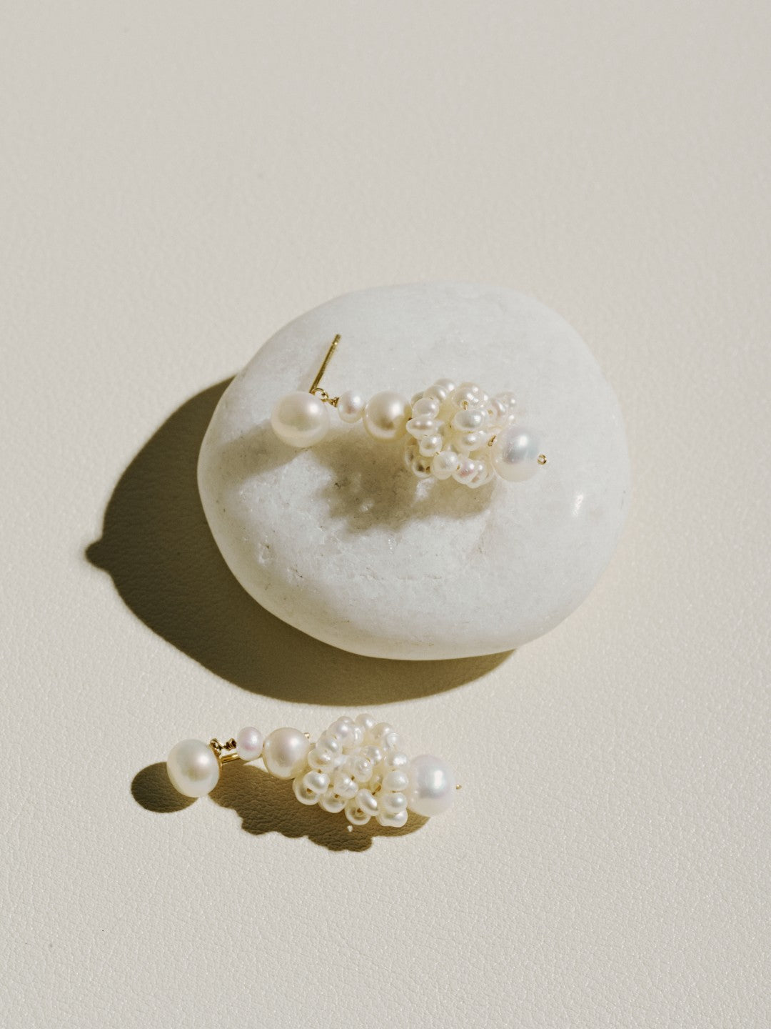 Venice Freshwater Pearl Drop Earrings-gembea jewelry