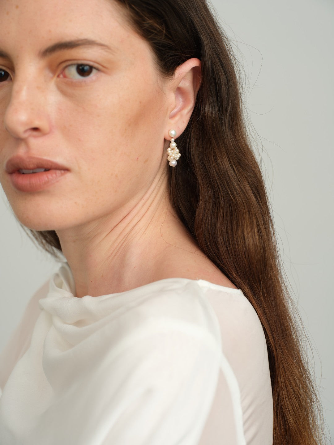 Venice Freshwater Pearl Drop Earrings-gembea jewelry