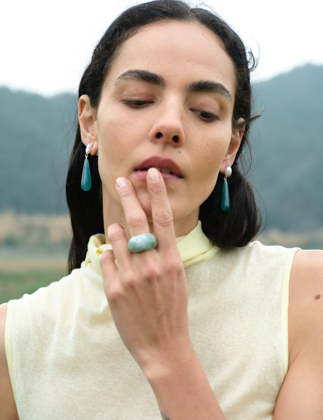 Verdant Core New Jade Ring gembea jewelry