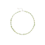 Verdant Flow Irregular Prehnite Pearl Necklace gembea jewelry