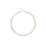 Verdant Flow Irregular Prehnite Pearl Necklace gembea jewelry