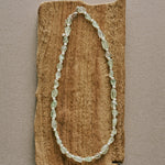 Verdant Flow Irregular Prehnite Pearl Necklace gembea jewelry