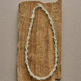 Verdant Flow Irregular Prehnite Pearl Necklace gembea jewelry