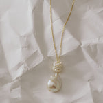 Verona Baroque Pearl Pendant Necklace gembea jewelry