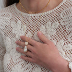 Verona Baroque Pearl Pendant Necklace gembea jewelry