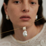 Verona Baroque Pearl Pendant Necklace gembea jewelry