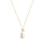 Verona Baroque Pearl Pendant Necklace gembea jewelry