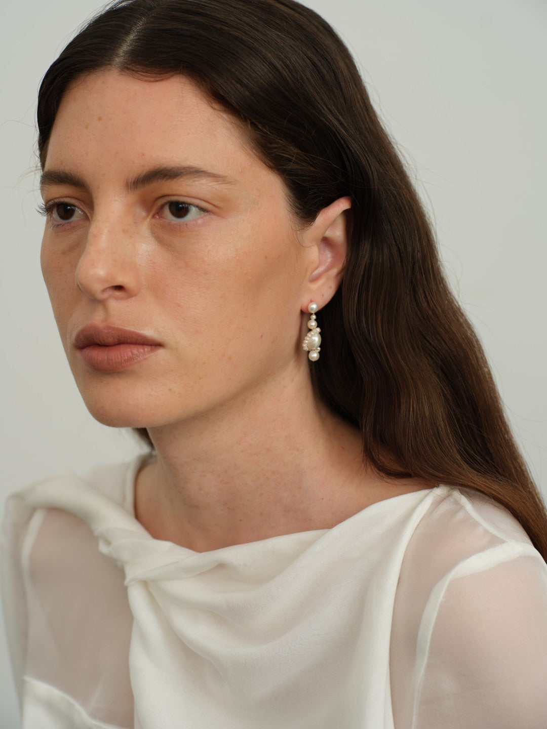 Verona Freshwater Pearl Drop Earrings gembea jewelry