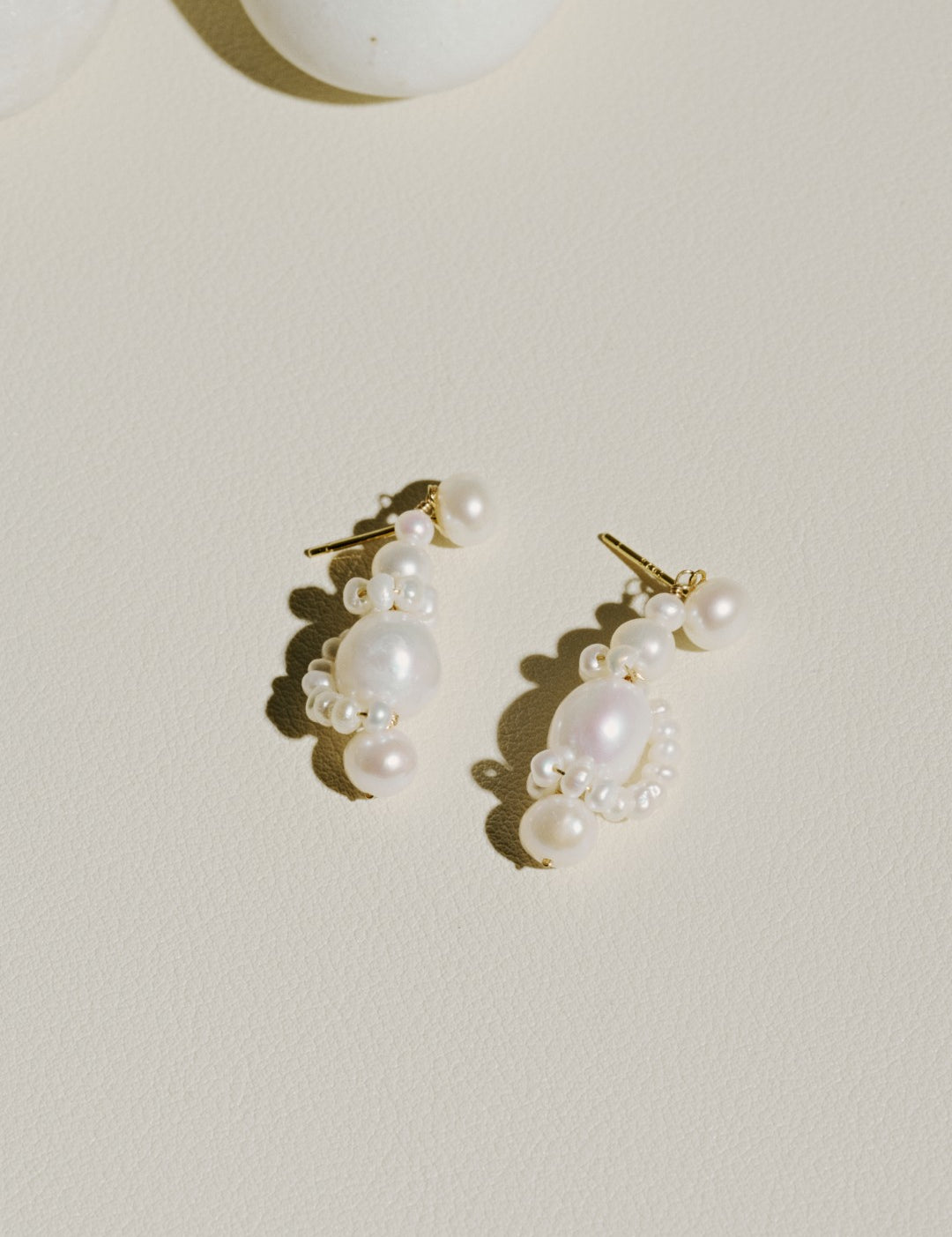 Verona Freshwater Pearl Drop Earrings gembea jewelry