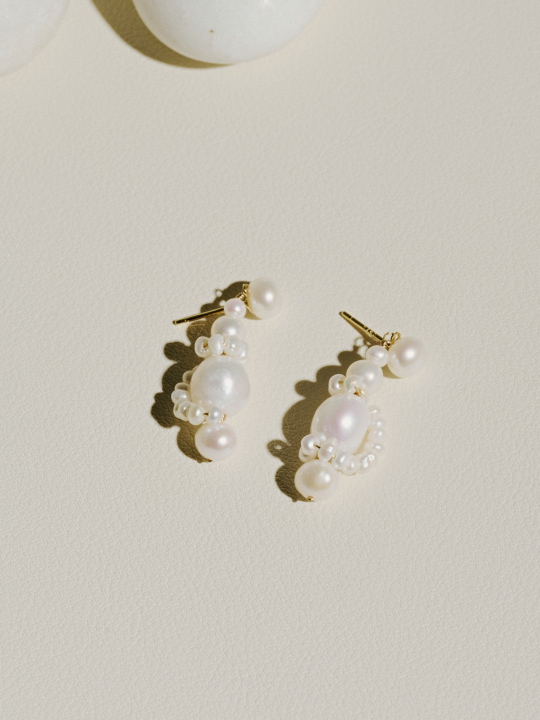 Verona Freshwater Pearl Drop Earrings gembea jewelry
