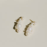 Verona Freshwater Pearl Drop Earrings gembea jewelry
