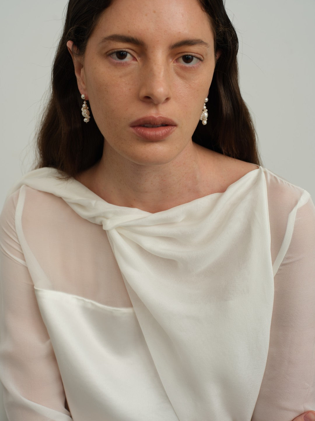 Verona Freshwater Pearl Drop Earrings gembea jewelry