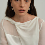 Verona Freshwater Pearl Drop Earrings gembea jewelry