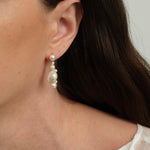 Verona Freshwater Pearl Drop Earrings gembea jewelry
