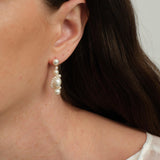 Verona Freshwater Pearl Drop Earrings gembea jewelry