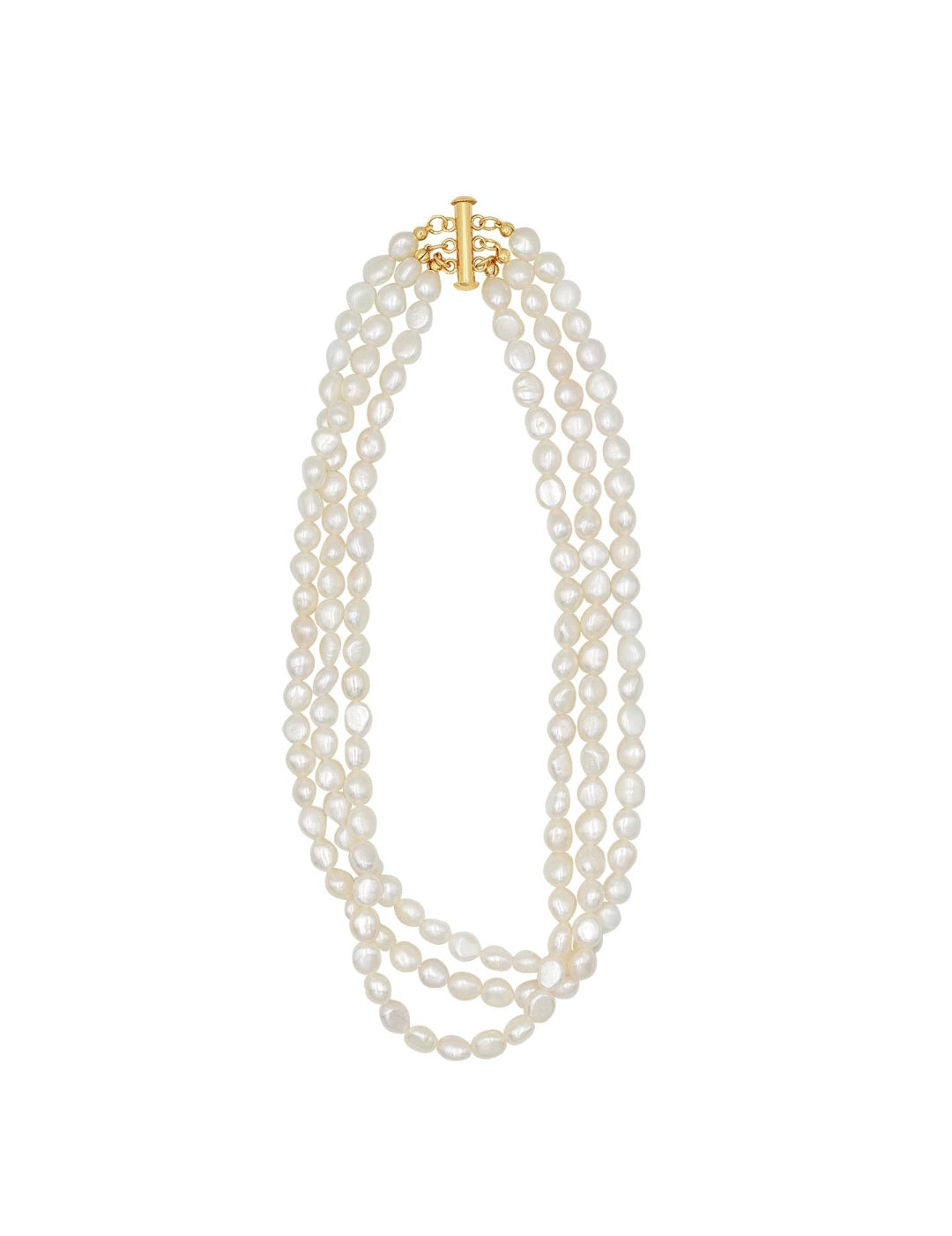 Vintage Baroque Pearl Beaded Multilayer Necklace gembea jewelry