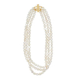 Vintage Baroque Pearl Beaded Multilayer Necklace gembea jewelry
