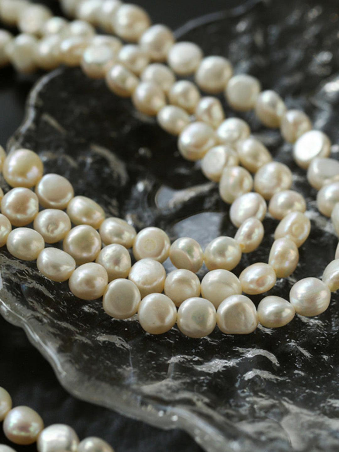 Vintage French Baroque Pearl Multilayer Necklace - Gembea Jewelry