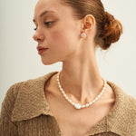 Vintage Baroque Pendant Pearl Beaded Necklace - Gembea Jewelry