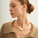 Vintage Baroque Pendant Pearl Beaded Necklace - Gembea Jewelry