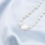 Vintage Baroque Pendant Pearl Beaded Necklace - Gembea Jewelry