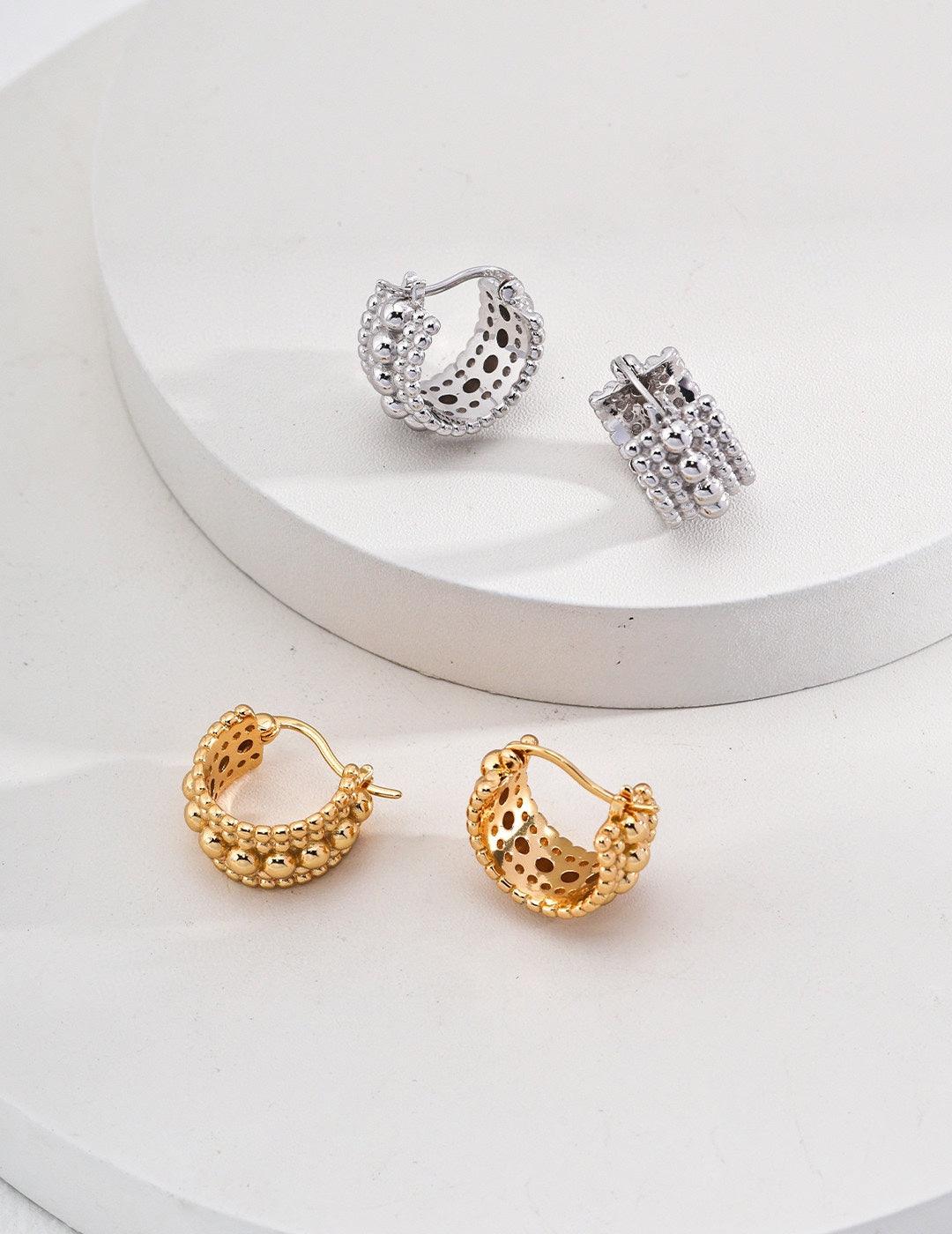 Vintage Chic 18K Gold Plated Earrings - Gembea Jewelry