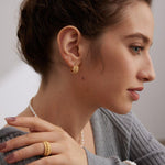 Vintage Chic 18K Gold Plated Earrings - Gembea Jewelry