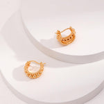 Vintage Chic 18K Gold Plated Earrings - Gembea Jewelry