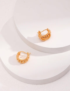 Vintage Chic 18K Gold Plated Earrings - Gembea Jewelry