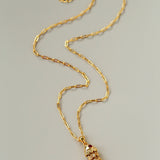 Vintage Fashion Koi Fish Pendant Chain Necklace gembea jewelry
