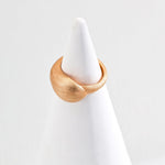Frosted and Smooth Sterling Silver Ring - Gembea Jewelry