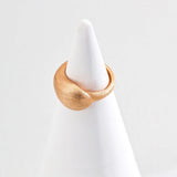 Frosted and Smooth Sterling Silver Ring - Gembea Jewelry