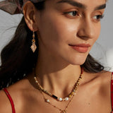 Vintage Gold Pearl Chain Necklaces Gembea - Gembea Jewelry