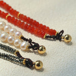 Vintage Heart Pendant Freshwater Pearl Beaded Necklace gembea jewelry