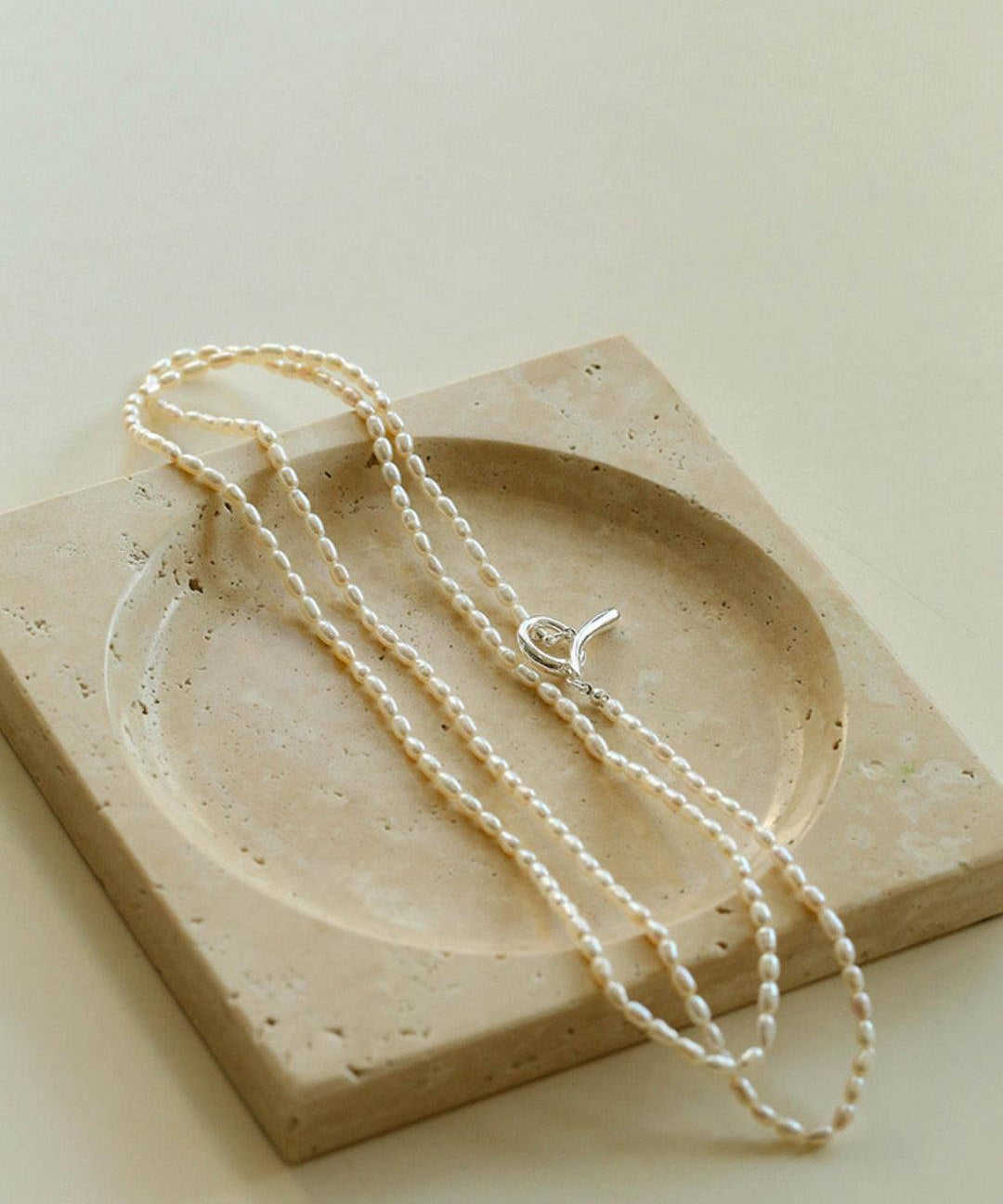 Vintage Natural Long Pearl Necklace Multi-ayer Sweater Chain - Gembea Jewelry