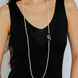 Vintage Natural Long Pearl Necklace Multi-ayer Sweater Chain - Gembea Jewelry